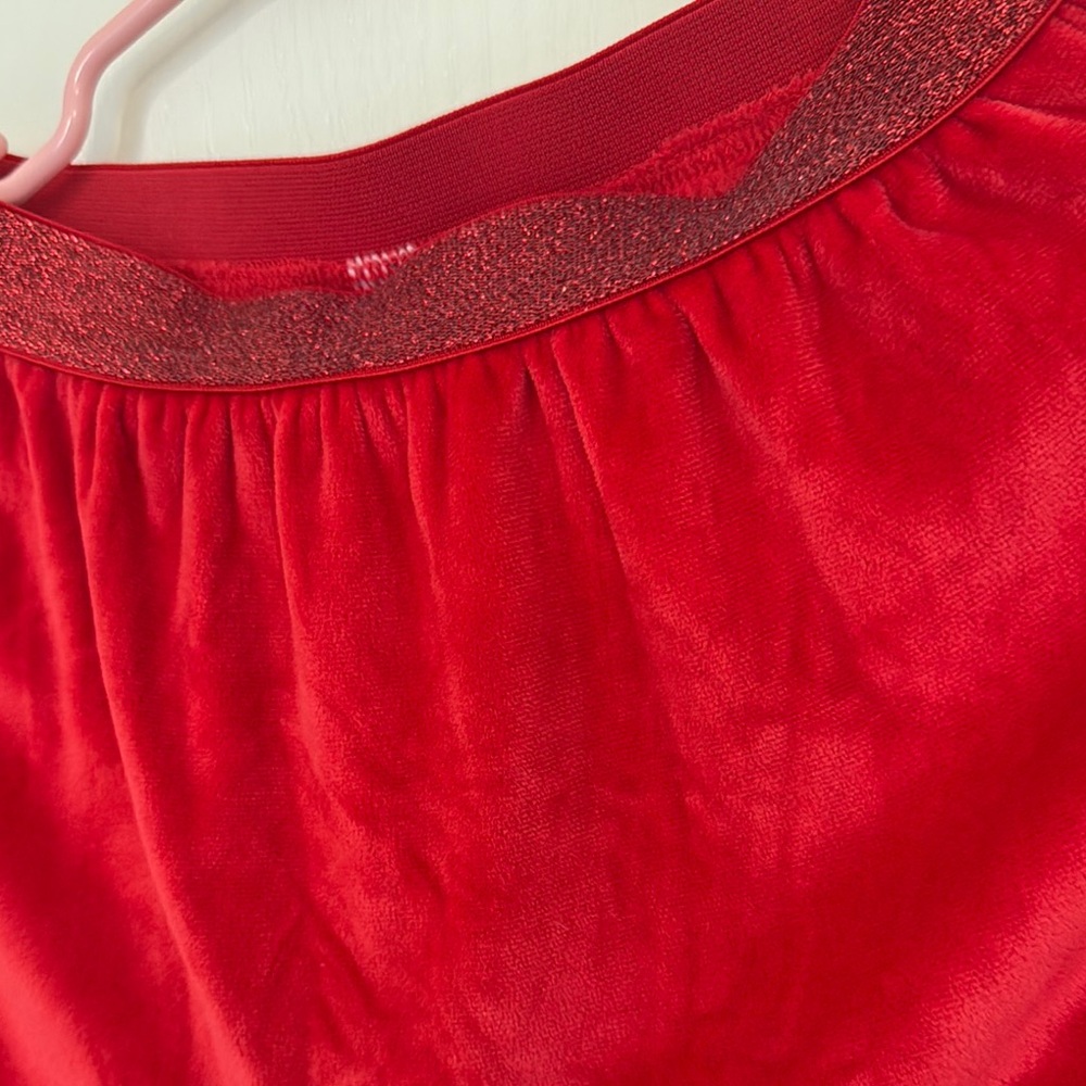Red Ruffled Mini Bubble Skirt - Picture 8 of 8